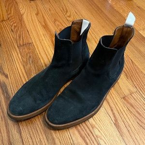 Common Projects  Suede Chelsea Boot, Black, Size 40
